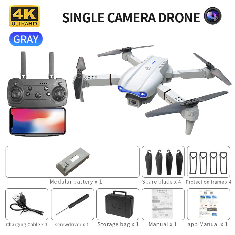 Long Battery Life - Dual-Camera Quadcopter