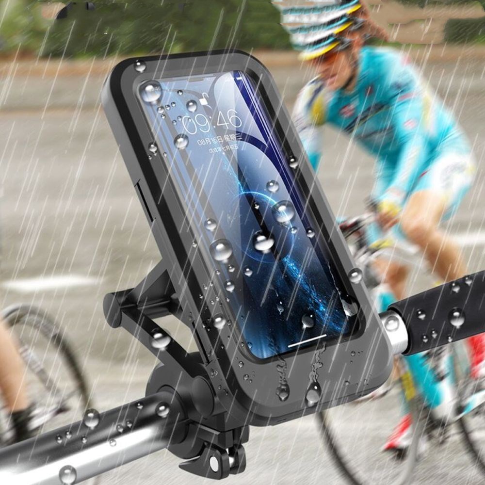 360 Rotatable Waterproof Bicycle - Motorcycle Mobile Phone Holder