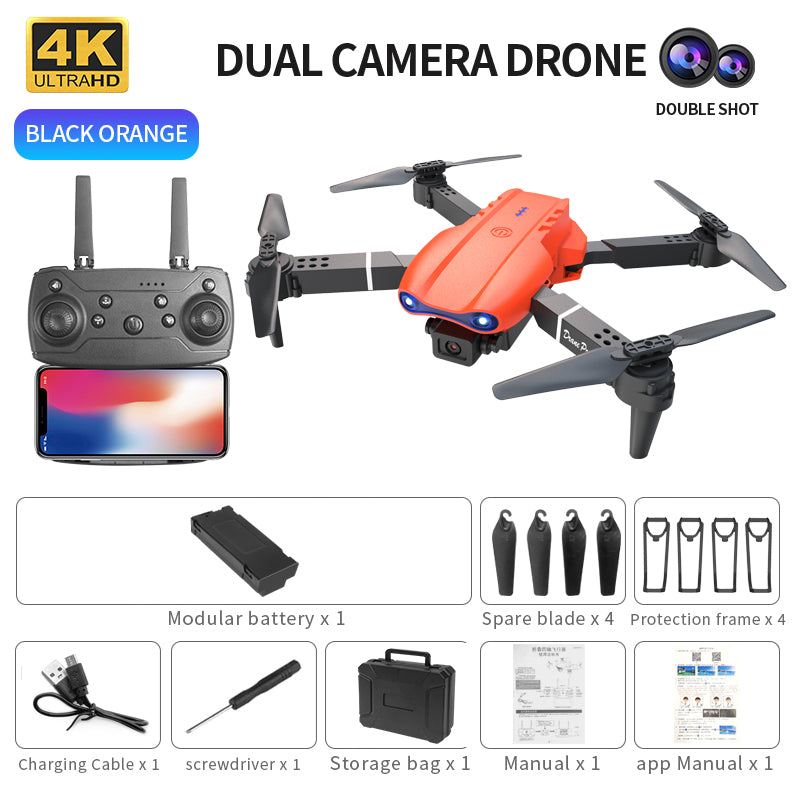 Long Battery Life - Dual-Camera Quadcopter
