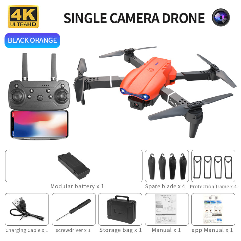 Long Battery Life - Dual-Camera Quadcopter