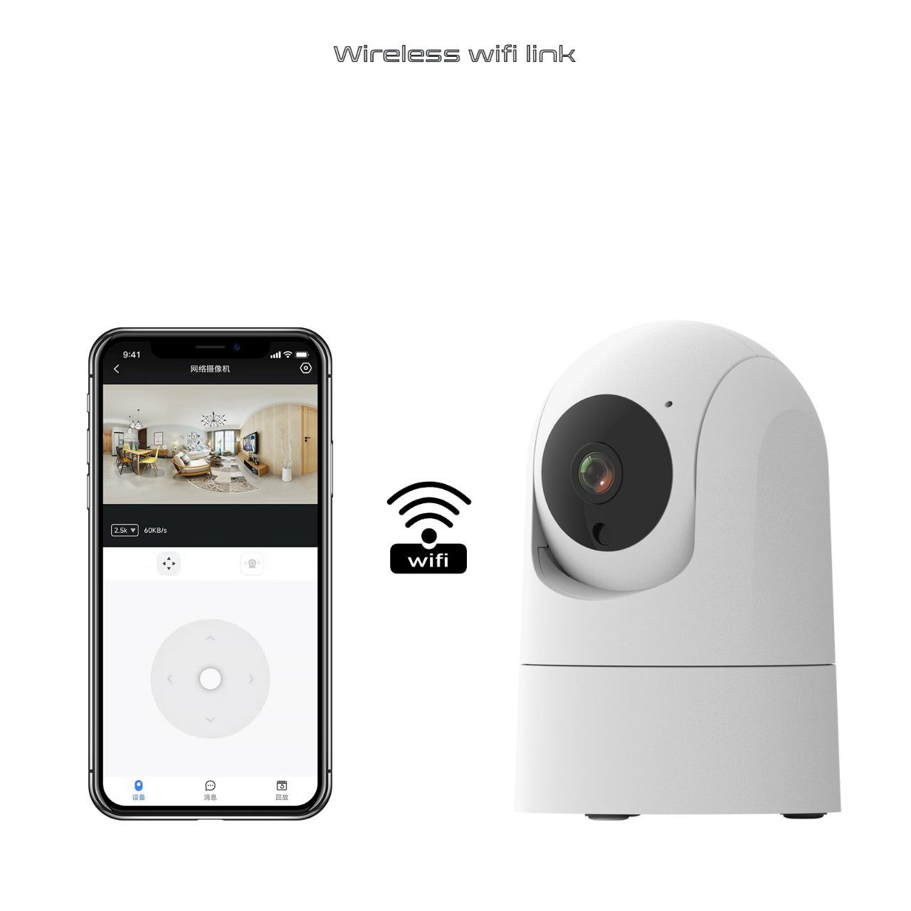 5G Dual-band Indoor Two-way Voice Camera