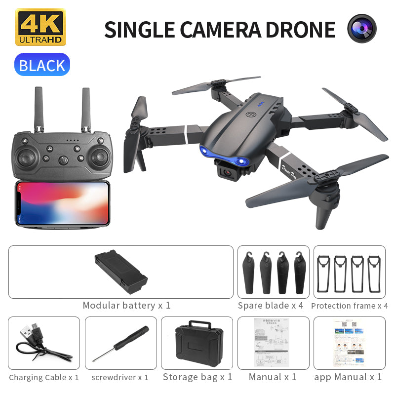 Long Battery Life - Dual-Camera Quadcopter